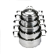  10PCS Hot Style Wholesale Stainless Steel Belly Soup Pot Kitchenware Cooking Casserole Set