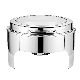 Stainless Steel Round Hydraulic Chafing Dish Buffet Food Warmer Set Buffet Stove