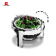  High Qualiy Round Roll Top Stainless Steel Buffet Food Warmer Chafing Dish Set for Hotel Restaurant