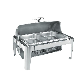  Stainless Steel Food Warmer Set Roll Top Chafing Dish