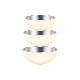  Customizable 3PCS Nesting Colored Basin Salad Cake Baking Stainless Steel Mixing Bowl Set