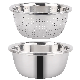 Zhongte Fruit Vegetable Washing Basket Stainless Steel Strainer Colander