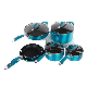  Fashion Style Non Stick Aluminum Cookware Set with Pots and Frying Pans