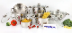  Kitchenware of 10 PCS Stainless Steel Cookware Set with Steamer Pot