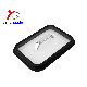 FDA Square Silicone Rim Cookware Tempered Glass Pan Lid for Pot manufacturer