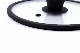 Kitchen Utensils Silicone Rim Tempered Glass Lid for Pot and Pan