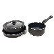  5 PCS Cast Alumimun Outdoor Camping Kitchen Houseware Cookware Set