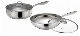 Best Selling Stainless Steel Wok and Frypan Cookware with Steel Handle