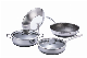 Hot Sales 3PCS Non-Stick Coating Stainless Steel Frying Pan Pot Cookware Set manufacturer