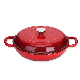  Amazon Solution Cast Iron Enamel Casserole Cookware Soup and Stock Pot Shallow Seafood Cooking Casserole with LFGB Certificate