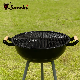  BBQ Grill 17-Inch Cast Iron Half Moon Cooking Grate and Griddle for Charcoal Grills 2-Pack