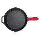  Seasoned Cast Iron Pan Set 9 Inch 12 Inch Cast Iron Frying Pan with Silicone Hot Handle Holder
