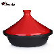  Wholesale Hot Kitchen Large Tagine Moroccan Pot Cookware Lid Pan Chicken Enamel Cast Iron Tagine Pot