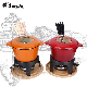  Wholesale Hot Pot Cookware Set Casserole Chinese Enamel Chocolate Cast Iron Cheese Fondue Set