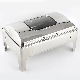  High Quality Hotel Restaurant Stainless Steel Buffet Food Warmer Chafing Dishes Set with Window