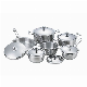  High Class 304 Stainless Steel Single Pots Casserole with Good Design Popular Cooking