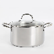 Wide Stainless Steel Cookware Set Induction Stock Pot for Kitchen