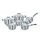  Non Stick Cooking Pans and Pots Stainless Steel Cookware Set 12PCS