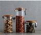  750/850//1150/1300/1400ml Borosilicate Glass Storage Container Jar with Sealed Locked Lid
