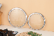  S/S Rim Carved Tempered Glass Lids Pot Lid for Cookware