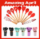 Customized Wooden Spatula Utensil Wooden Kitchen Cooking Tools Cookware Nonstick