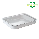  Luxury Rectangular Cake Pan White Ceramic Inside and White Heat Resistant Coating Outside Pots and Pans Aluminum Cookware