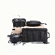  7PCS Camping Cast Iron Panini Cookware Cast-Iron Wok Sets with Wooden Box