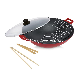  Dia37cm Enamel Cast Iron 3 PCS Wok Set with Lid and Chopsticks