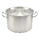 Kitchen Equipment Restaurant Cookware Stainless Steel Cooking Stock Pot