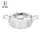  Factory Direct Price Stainless Steel Sauce Pot Cookware Double Ear Stockpot for Hotel Restaurant Wedding