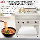 China OEM Wholesale Price CE Approved Hot Sale Stainless Steel Counter Top-6 Plate Commercial Convenience Gas Pasta Cooker Restaurant Cookware, Breakfast Shop