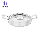  High Quality Stainless Steel Double Ears Shot Stockpot Sauce Pot Cookware for Hotel Restaurant