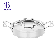  High Quality Stainless Steel Double Ears Shot Stockpot Sauce Pot Cookware for Hotel Restaurant