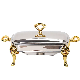  Luxury Hotel Buffet Equipment Dishes for Chafing Catering Food Warmer for Wedding Party Stainless Steel Restaurant Hotel Cookware