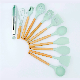  Silicone Kitchen Utensils 12 PCS Cookware Cooking Gadget Set with Wooden Handle