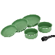  Fry Pan Pot Ceramic Coating Non-Stick Cookware Induction Bottom with Detachable Pan Handle