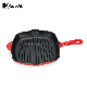  11 Inch Square Cast Iron Griddle Frying Pan Enameled Cast Iron Grill Pan Cookware