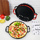  Healthy Vegetable Oil or Enamel Nonstick Cast Iron Pizza Pan Pealla Pan