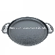 Cast Iron Preseasoned Round Pizza Pan 35cm