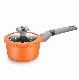 Mini Portable Soup Pot Aluminum Non Stick Marble Coating Saucepan Cookware