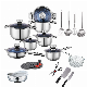  25 27 Pieces Stainless Steel Cooking Pot Casserole Frying Pans Saucepan Kitchen Utensils Cookware Set Kitchenware for Kerosene Stoves
