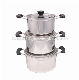  Jumbo Cookware Set Stainless Steel Soup Pot Cookware with Magentic