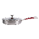  Round Kitchen Appliance Stainless Steel Cookware with Lid Stainless Steel Non-Stick Frying Pan