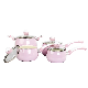 Wholesale Ceramic Nonstick Pots and Sauce Pan with Glass Lid