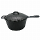  Preseasoning Nonstick Milk Pot Vegetable Oil Preseasoned Cast Iron Saucepan