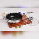 Hot Sales Cookware Stainless Steel Non-Stick Marble Coating Frypan 24cm Frying Pan