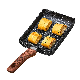 Tamagoyaki Black Bakelite Handle Pure Rron Frying Pan manufacturer