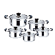  High Quality Stainless Steel Soup Pot Frying Pan Cookware Set