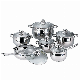  Good Quality 12 PCS Stainless Steel Cookware Sets