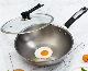 30cm Premium Quality Titanium Aluminum Steel Cooking Cookware Wok with Lid